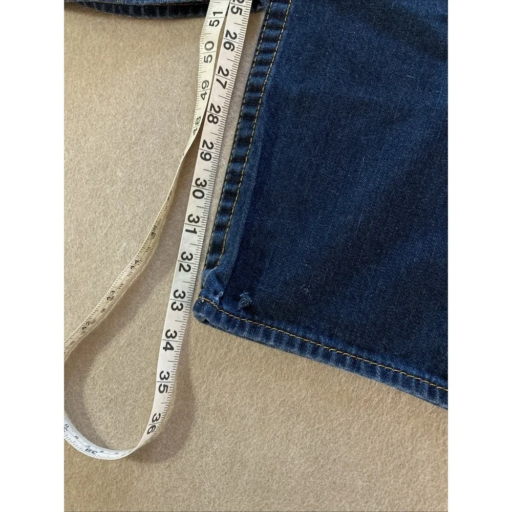 True Religion Men's Straight Jeans - Dark Blue Denim